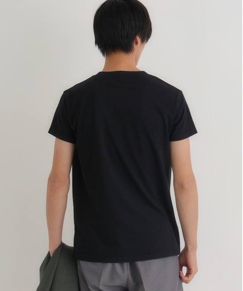 BACK NUMBER(バックナンバー)の「【BACK NUMBER】カットソーカーディガンTシャツセット (カットソーカーディガン/Tシャツセット/テーラードライク/シワになりにくい/イージーケア/通気性/レイヤード/きれいめカジュアル/デイリーユース)(アンサンブル・メンズ・ダークグレー/ライトグレー/オリーブ・M/L/XL)」の21枚目の写真