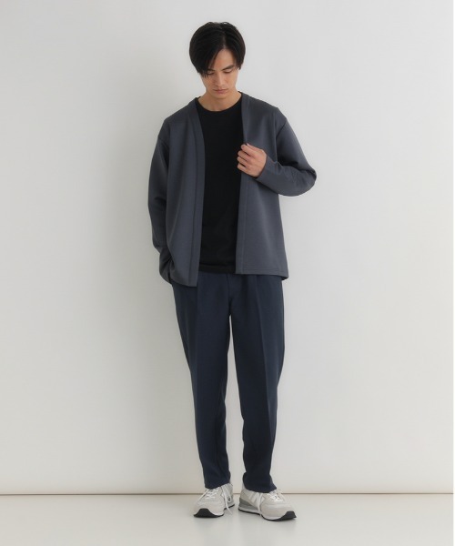 BACK NUMBER(バックナンバー)の「【BACK NUMBER】カットソーカーディガンTシャツセット (カットソーカーディガン/Tシャツセット/テーラードライク/シワになりにくい/イージーケア/通気性/レイヤード/きれいめカジュアル/デイリーユース)(アンサンブル・メンズ・ダークグレー/ライトグレー/オリーブ・M/L/XL)」の17枚目の写真