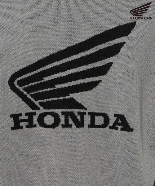 FOUND GOOD（ファウンドグッド）の「【HONDA】コラボニット/31108001（ニット/セーター・メンズ・グレー系5/ブラック/ネイビー・L/M/XL）」の22枚目の写真