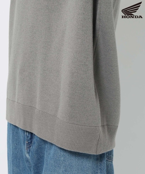FOUND GOOD（ファウンドグッド）の「【HONDA】コラボニット/31108001（ニット/セーター・メンズ・グレー系5/ブラック/ネイビー・L/M/XL）」の20枚目の写真