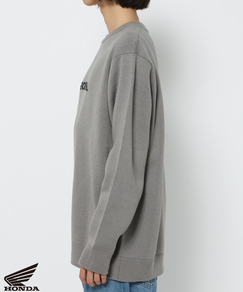 FOUND GOOD（ファウンドグッド）の「【HONDA】コラボニット/31108001（ニット/セーター・メンズ・グレー系5/ブラック/ネイビー・L/M/XL）」の19枚目の写真