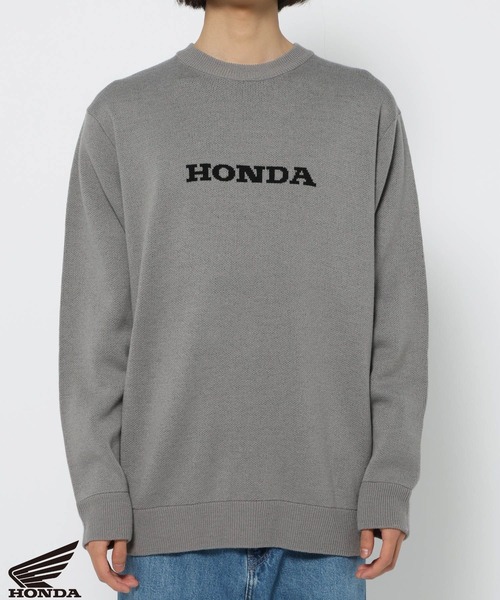 FOUND GOOD（ファウンドグッド）の「【HONDA】コラボニット/31108001（ニット/セーター・メンズ・グレー系5/ブラック/ネイビー・L/M/XL）」の14枚目の写真