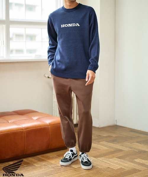 FOUND GOOD（ファウンドグッド）の「【HONDA】コラボニット/31108001（ニット/セーター・メンズ・グレー系5/ブラック/ネイビー・L/M/XL）」の5枚目の写真