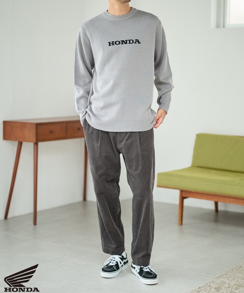 FOUND GOOD（ファウンドグッド）の「【HONDA】コラボニット/31108001（ニット/セーター・メンズ・グレー系5/ブラック/ネイビー・L/M/XL）」の11枚目の写真