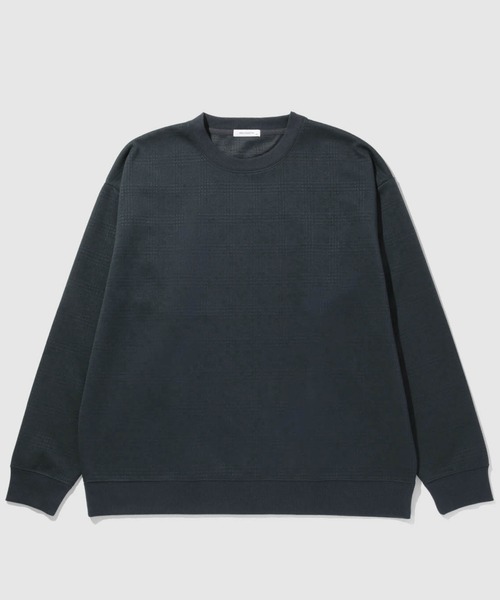 URBAN COLLECTION（アーバンコレクション）の「URBAN COLLECTION 膨れジャガード クルーネックトレーナー（スウェット・メンズ・ダークグリーン/ライトグレー/ブラック/チャコールグレー・S/XL/L/M）」の8枚目の写真