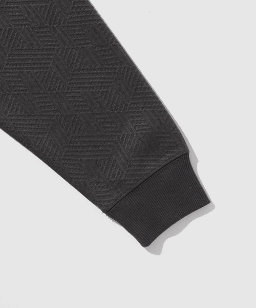 URBAN COLLECTION（アーバンコレクション）の「URBAN COLLECTION 膨れジャガード クルーネックトレーナー（スウェット・メンズ・ダークグリーン/ライトグレー/ブラック/チャコールグレー・S/XL/L/M）」の10枚目の写真