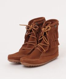 Minnetonka | 【RES】【ミネトンカ MINNETONKA】 ダブルフリンジ トランパー ブーツ(ブーツ)