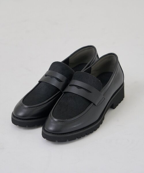 mystic(ミスティック)の「ハラコ切替ローファー(ブーツ・レディース・ブラウン/ブラック・SMALL/MEDIUM/LARGE)」の7枚目の写真