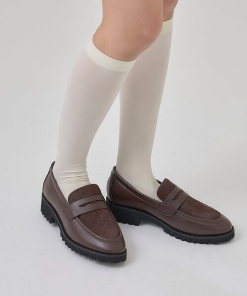 mystic(ミスティック)の「ハラコ切替ローファー(ブーツ・レディース・ブラウン/ブラック・SMALL/MEDIUM/LARGE)」の12枚目の写真