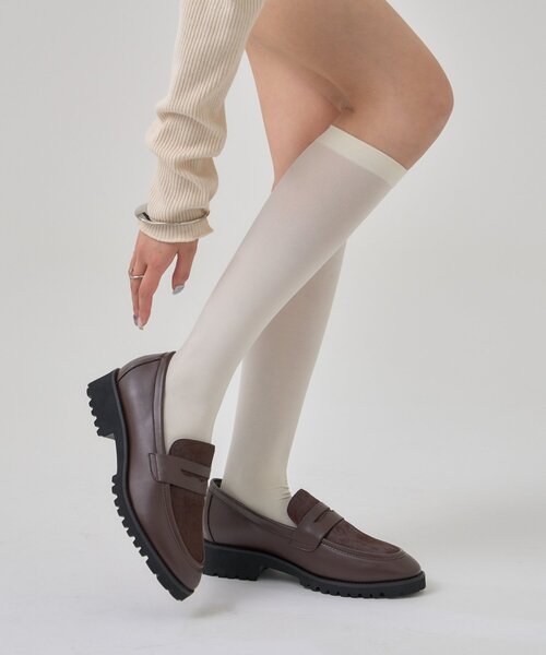 mystic(ミスティック)の「ハラコ切替ローファー(ブーツ・レディース・ブラウン/ブラック・SMALL/MEDIUM/LARGE)」の14枚目の写真