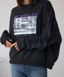 AZUL by moussy | フォトプリントスウェット(スウェット)