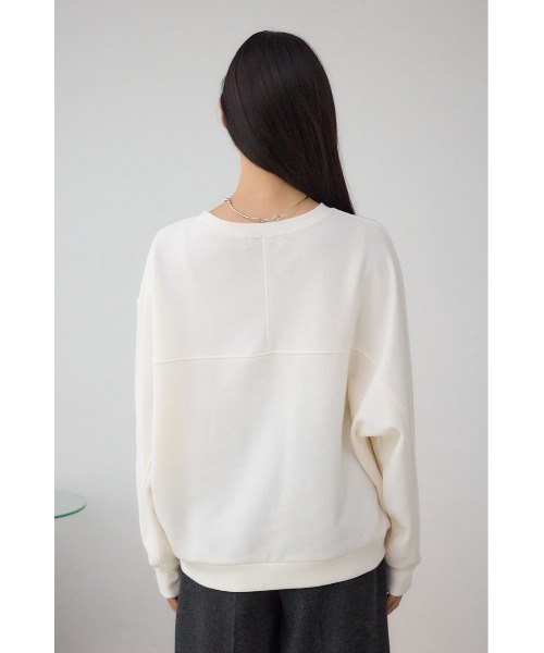 AZUL by moussy（アズールバイマウジー）の「フォトプリントスウェット（スウェット・レディース・アイボリー/ブラック/杢グレー・FREE）」の10枚目の写真