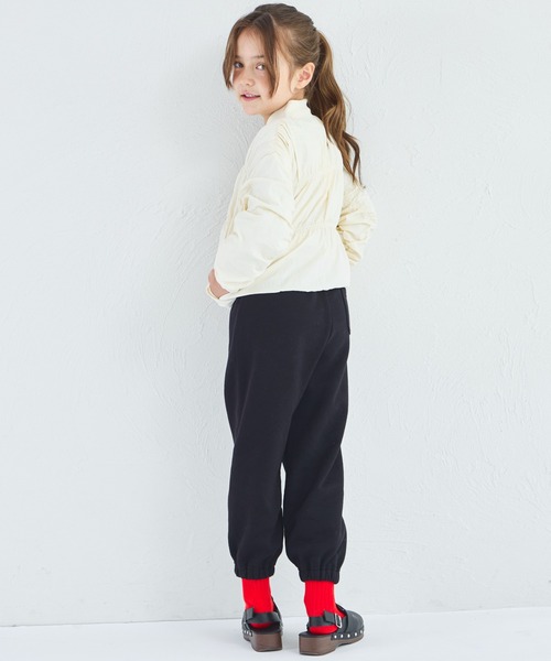 pairmanon(ペアマノン)の「【ぬくふわ】裏起毛 カラフルハートボタン ジョガーパンツ(スウェットパンツ・キッズ・アイボリー/ブラック/ライトピンク・100/110/120/130/140/150/90)」の14枚目の写真