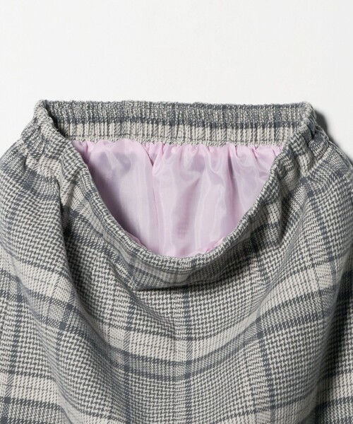 CITEN（シテン）の「＜CITEN＞ネルチェックスカート（スカート・レディース・ブラウン系/ライトグレー・M/S）」の14枚目の写真