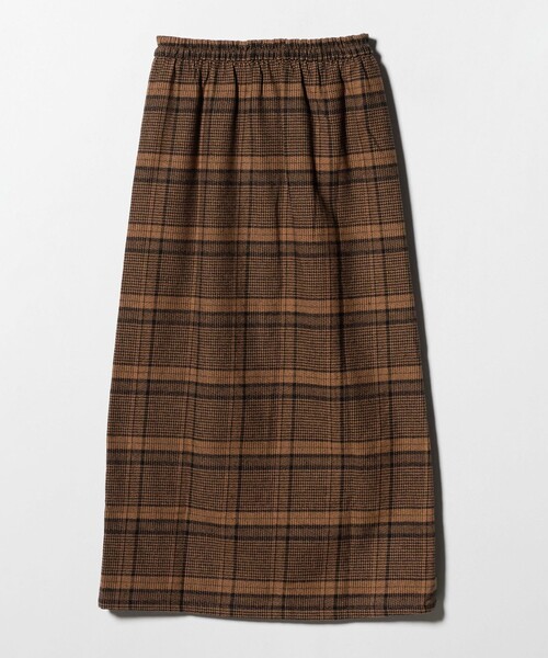 CITEN（シテン）の「＜CITEN＞ネルチェックスカート（スカート・レディース・ブラウン系/ライトグレー・M/S）」の19枚目の写真
