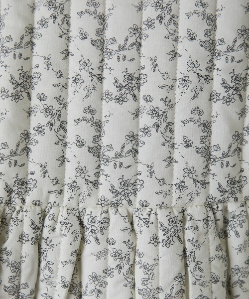 riziere（リジェール）の「【リンクコーデ】キルティング花柄コート（その他アウター・キッズ・オフホワイト・90/100/110/120/130/140/150）」の13枚目の写真