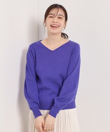 ITS'DEMO | 【手洗い可】アンジェリーナ総針vネックニット(ニット/セーター)