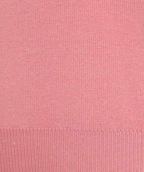 ITS'DEMO（イッツデモ）の「【手洗い可】アンジェリーナ総針vネックニット（ニット/セーター・レディース・ライトグレー/オフホワイト/ブラック/ベビーピンク/パープル系4・00）」の8枚目の写真