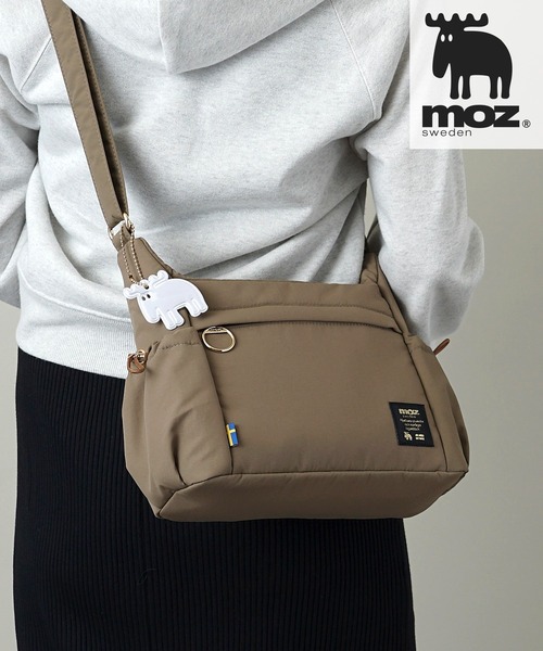 moz(モズ)の「【moz(モズ)】ボンディング ショルダーバッグ 3.5L ZLQK-01(ショルダーバッグ・レディース・グレイッシュベージュ/モカ/ブラック/ブルー・ONE SIZE)」の3枚目の写真