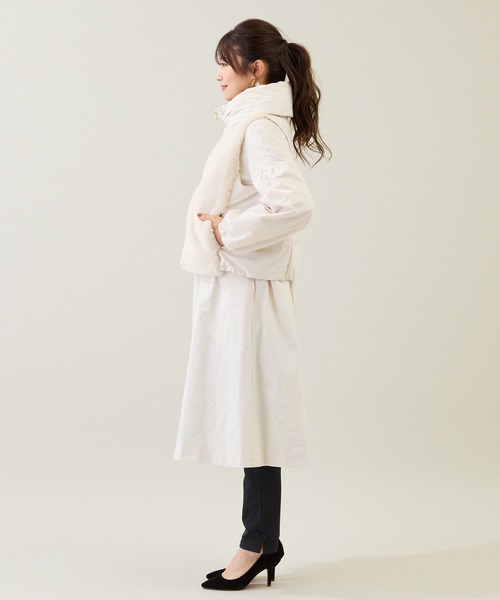 ローズティアラ　ダウンベスト Rose Tiara（ローズティアラ） ベスト ジレ ペプラムダウンベスト