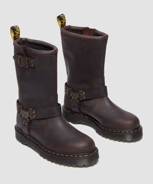 セール】Dr. MARTENS ANISTONE HI RIGGER BOOTS（ドクターマーチン