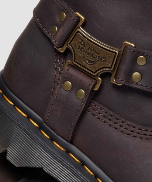 Kinetics(キネティクス)の「Dr. MARTENS ANISTONE HI RIGGER BOOTS(ドクターマーチン アニストン HI リガー ブーツ)(ブーツ・メンズ・ダークブラウン・23cm/24cm/25cm/26cm/27cm/28cm)」の5枚目の写真