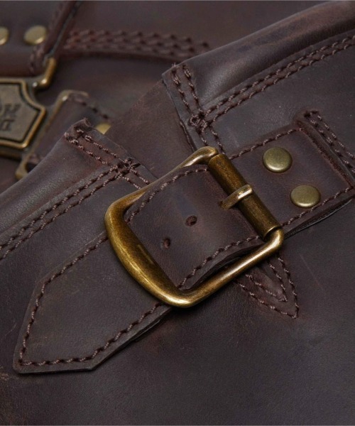 Kinetics(キネティクス)の「Dr. MARTENS ANISTONE HI RIGGER BOOTS(ドクターマーチン アニストン HI リガー ブーツ)(ブーツ・メンズ・ダークブラウン・23cm/24cm/25cm/26cm/27cm/28cm)」の6枚目の写真