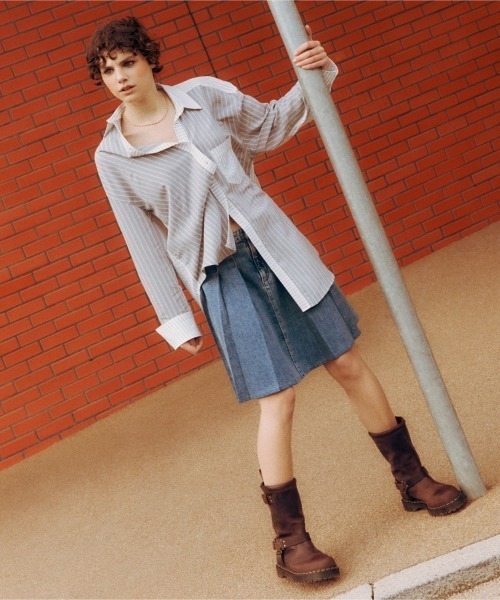 Kinetics(キネティクス)の「Dr. MARTENS ANISTONE HI RIGGER BOOTS(ドクターマーチン アニストン HI リガー ブーツ)(ブーツ・メンズ・ダークブラウン・23cm/24cm/25cm/26cm/27cm/28cm)」の8枚目の写真