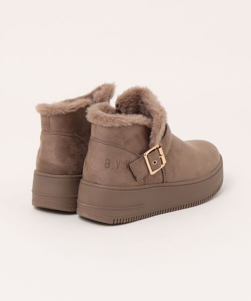 a.v.v（アーヴェヴェ）の「a.v.v / 厚底スニーカー ベルトブーツ（ブーツ・レディース・ブラック/ベージュ/グレー・L/M/LL/S）」の4枚目の写真