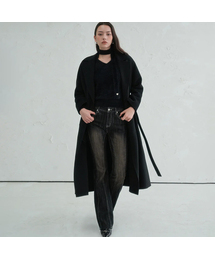 Beth Handmade Wool Coat BLACK
