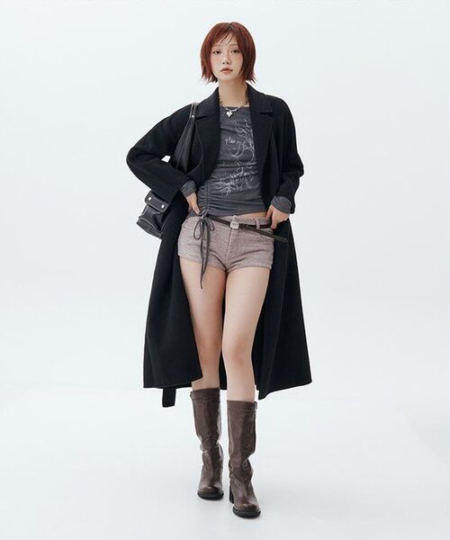 AVANDRESS(アバンドレス )の「Beth Handmade Wool Coat BLACK(チェスターコート・レディース・ブラック・SMALL/MEDIUM)」の8枚目の写真