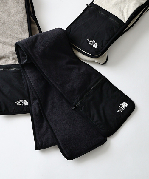 THE NORTH FACE(ザノースフェイス)の「THE NORTH FACE /ノースフェイス マイクロフリースマフラー NN72515(マフラー・メンズ・ベージュ/ブラック/アイボリー・FREE)」の2枚目の写真