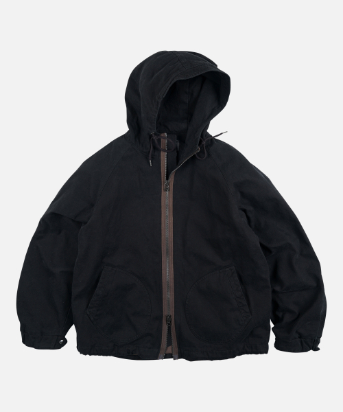 FRIZMWORKS(フリズムワークス)の「JUNGLE CLOTH DECK HOODED PARKA _ BLACK(その他アウター・メンズ・その他・SMALL/MEDIUM/LARGE/X-LARGE)」の2枚目の写真