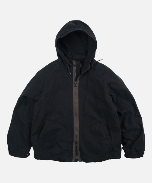 FRIZMWORKS(フリズムワークス)の「JUNGLE CLOTH DECK HOODED PARKA _ BLACK(その他アウター・メンズ・その他・SMALL/MEDIUM/LARGE/X-LARGE)」の3枚目の写真