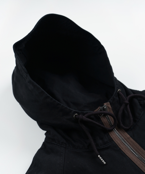 FRIZMWORKS(フリズムワークス)の「JUNGLE CLOTH DECK HOODED PARKA _ BLACK(その他アウター・メンズ・その他・SMALL/MEDIUM/LARGE/X-LARGE)」の6枚目の写真