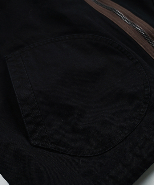 FRIZMWORKS(フリズムワークス)の「JUNGLE CLOTH DECK HOODED PARKA _ BLACK(その他アウター・メンズ・その他・SMALL/MEDIUM/LARGE/X-LARGE)」の7枚目の写真