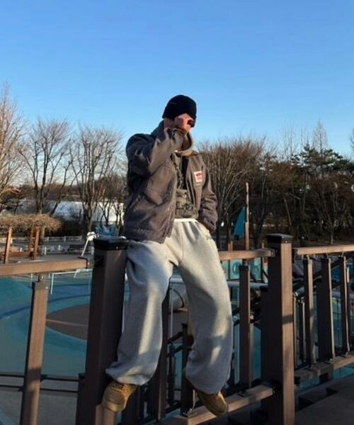 GUBIN（グビン）の「フォールディングラインスウェットパンツ（スウェットパンツ・レディース・その他・LARGE/SMALL/MEDIUM）」の14枚目の写真