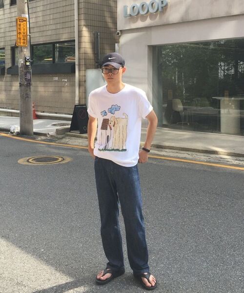 TOFFEE(トフィー)の「SL01 サマー デニム ワイドパンツ (RAW INDIGO)(デニムパンツ・メンズ・その他・SMALL/MEDIUM/LARGE/X-LARGE)」の5枚目の写真