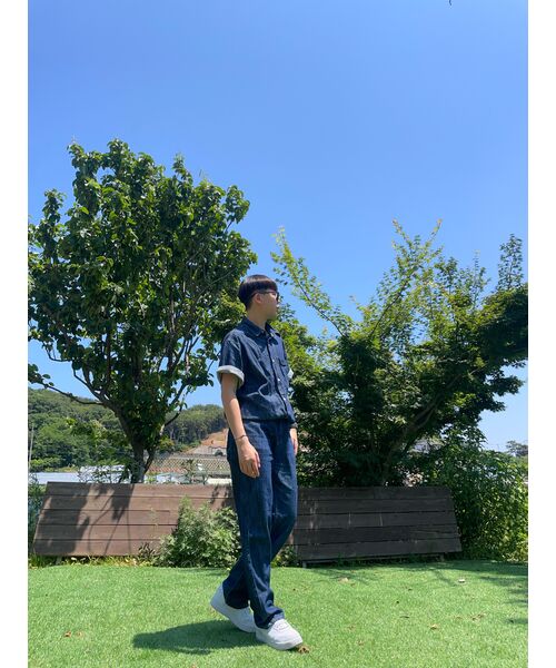TOFFEE(トフィー)の「SL01 サマー デニム ワイドパンツ (RAW INDIGO)(デニムパンツ・メンズ・その他・SMALL/MEDIUM/LARGE/X-LARGE)」の21枚目の写真