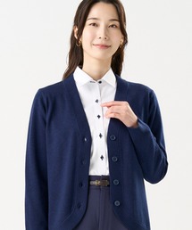 TOKYO SHIRTS | 裾丸Ｖネック カーディガン(カーディガン/ボレロ)