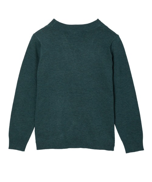 TOKYO SHIRTS（トウキョウシャツ）の「裾丸Ｖネック カーディガン（カーディガン/ボレロ・レディース・ネイビー/グリーン/ピンク/グレー/ブラック・M/L/LL）」の9枚目の写真