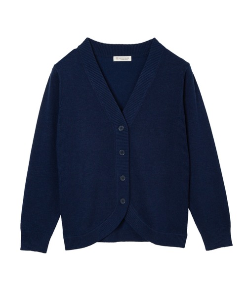 TOKYO SHIRTS（トウキョウシャツ）の「裾丸Ｖネック カーディガン（カーディガン/ボレロ・レディース・ネイビー/グリーン/ピンク/グレー/ブラック・M/L/LL）」の15枚目の写真