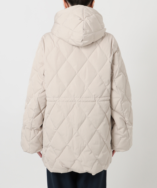 La TOTALITE（ラトータリテ）の「ダイヤステッチダウンコート（ダウンジャケット/コート・レディース・ブラック/ベージュ・FREE）」の20枚目の写真