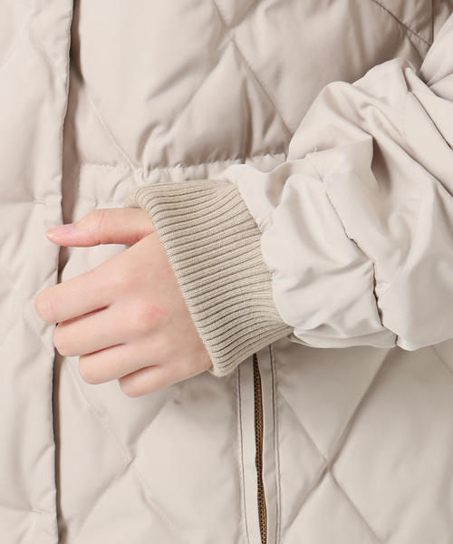 セール】ダイヤステッチダウンコート（ダウンジャケット/コート）｜La