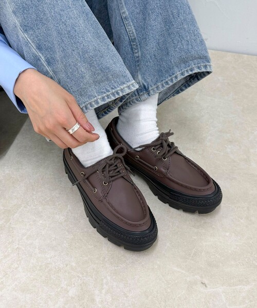 CONVERSE（コンバース）の「【CONVERSE/コンバース】CONVERSE ALL STAR CHUNK MS OX（その他シューズ・レディース・ブラック/ブラウン・24/23.5）」の4枚目の写真