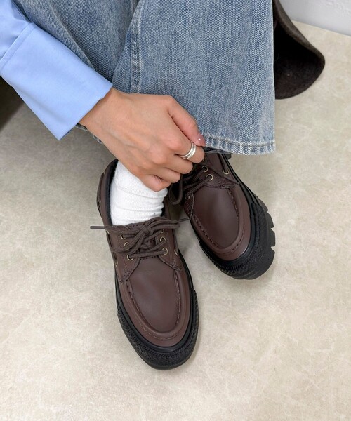 CONVERSE（コンバース）の「【CONVERSE/コンバース】CONVERSE ALL STAR CHUNK MS OX（その他シューズ・レディース・ブラック/ブラウン・24/23.5）」の5枚目の写真