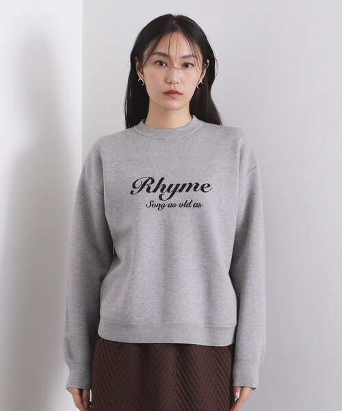 OPAQUE.CLIP(オペークドットクリップ)の「襟付きロゴジャカードニット【洗濯機OK】(ニット/セーター・レディース・グリーン/ネイビー/グレー・00)」の20枚目の写真