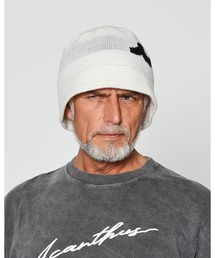 ACANTHUS（アカンサス）の「ACANTHUS:ACANTHUS x mutaWave Logo Knit Bucket Hat（ハット）」