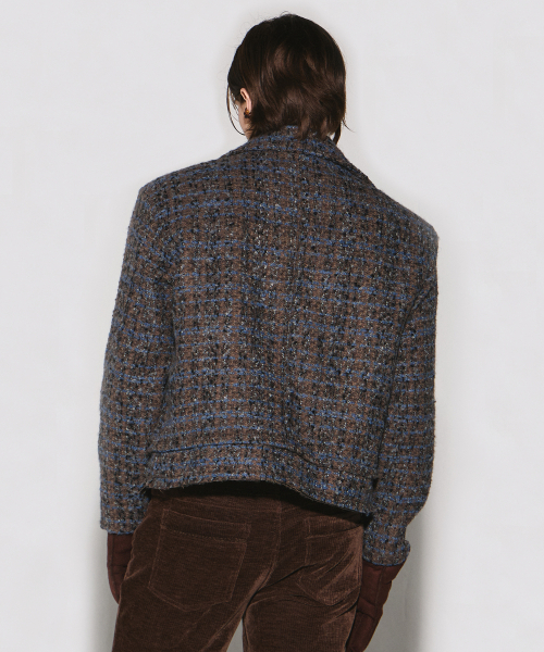 WESLEYHYUSTON(ウェズリーユーストン)の「MCKENZIE ZIP-UP WOOL JACKET BROWN(その他アウター・レディース・その他・SMALL/MEDIUM/LARGE/X-SMALL)」の2枚目の写真