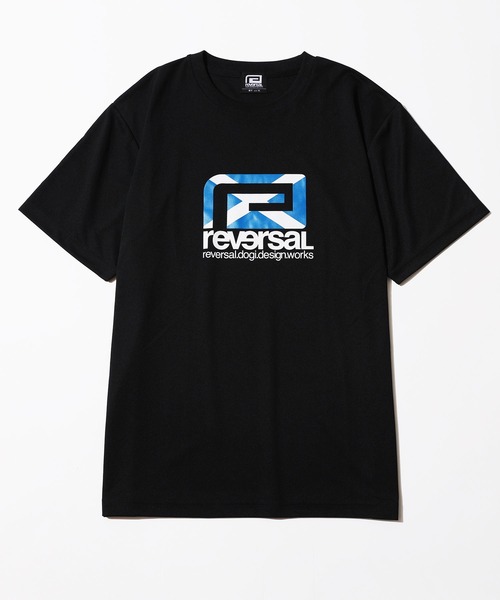 reversal.dogi.design.works(リバーサル・ドーギ・デザイン・ワークス)の「<reversal/リバーサル>Warfield BIG MARK SCOTTLAND DRY TEE(Tシャツ/カットソー・メンズ・ブラック・MEDIUM/LARGE/X-LARGE/XX-LARGE)」の1枚目の写真